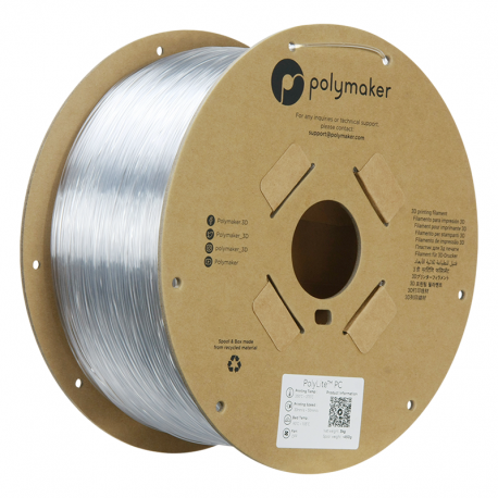 PolyLite PC Transparent 1.75 mm 3 kg