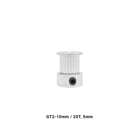 GT2 - 10 mm / 20T, 5 mm