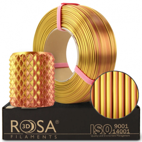 ReFill PLA Magic Silk - Gold-Copper 1.75 mm 1 kg