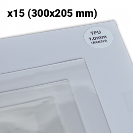 Replacement sheets - TPU 300x205 mm 1.0 mm