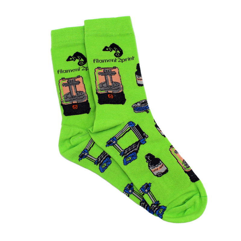 3D printing socks - green