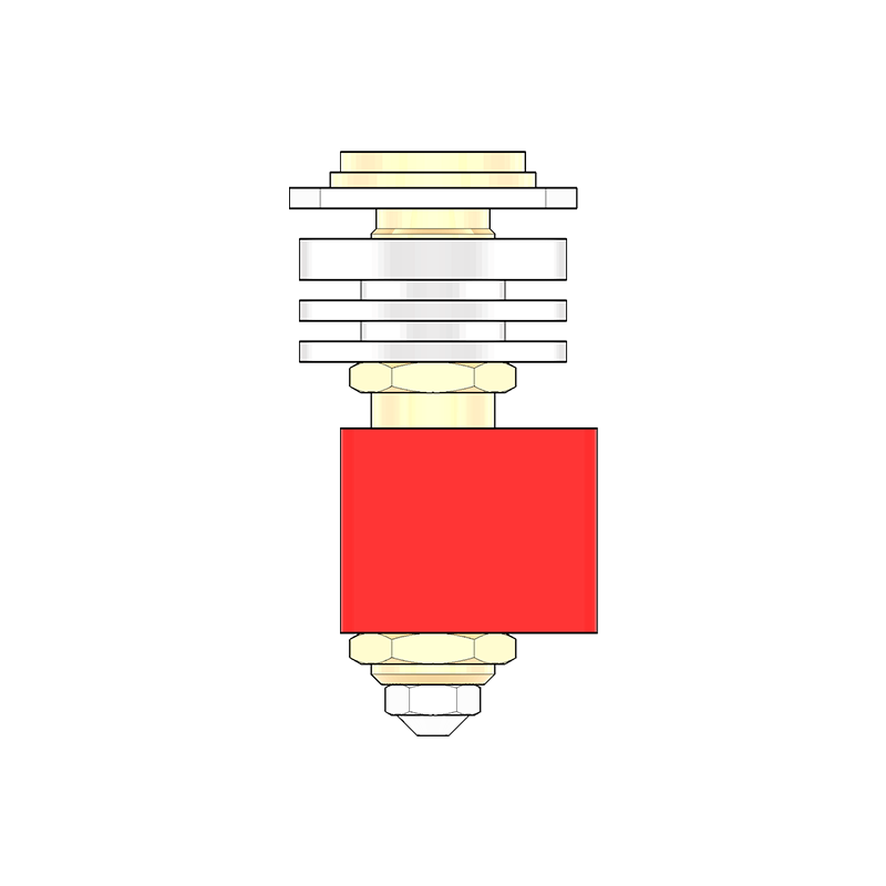 Hotend + heatsink Mahor