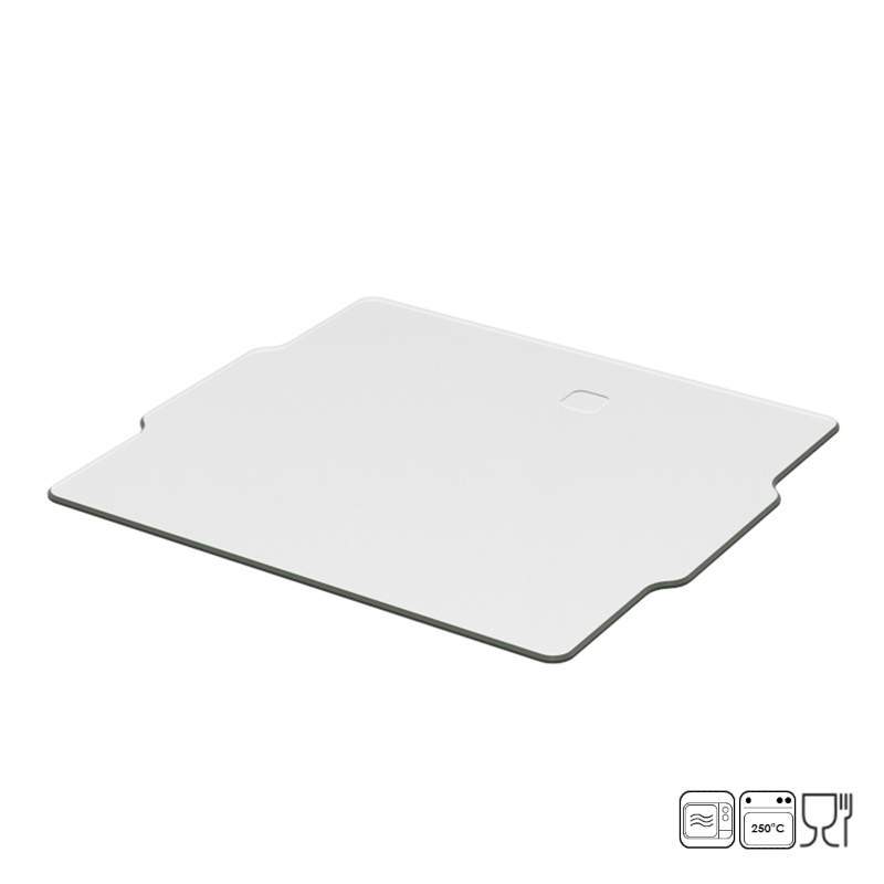 Druckbett aus gehärtetem Glas