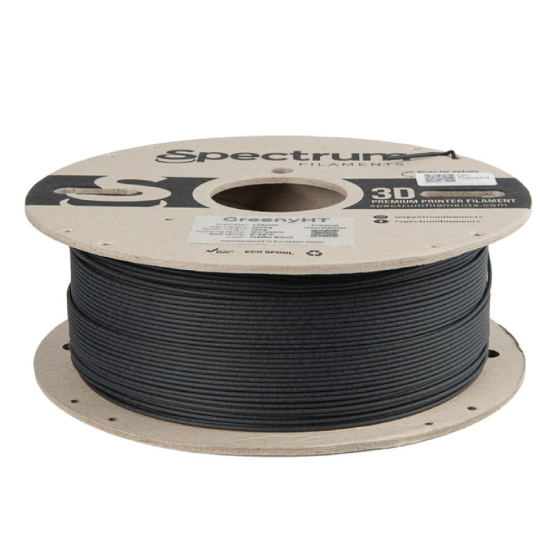 Filament GreenyHT 1.75mm TRAFFIC BLACK 1kg (RAL 9004)
