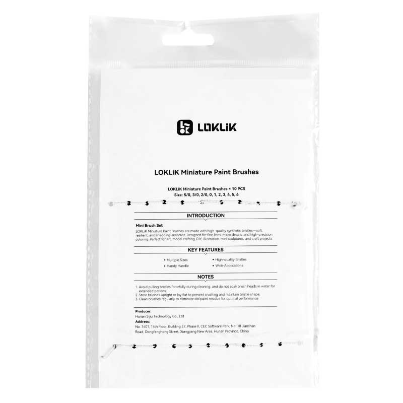 LOKLiK Miniature Paint Brushes Set