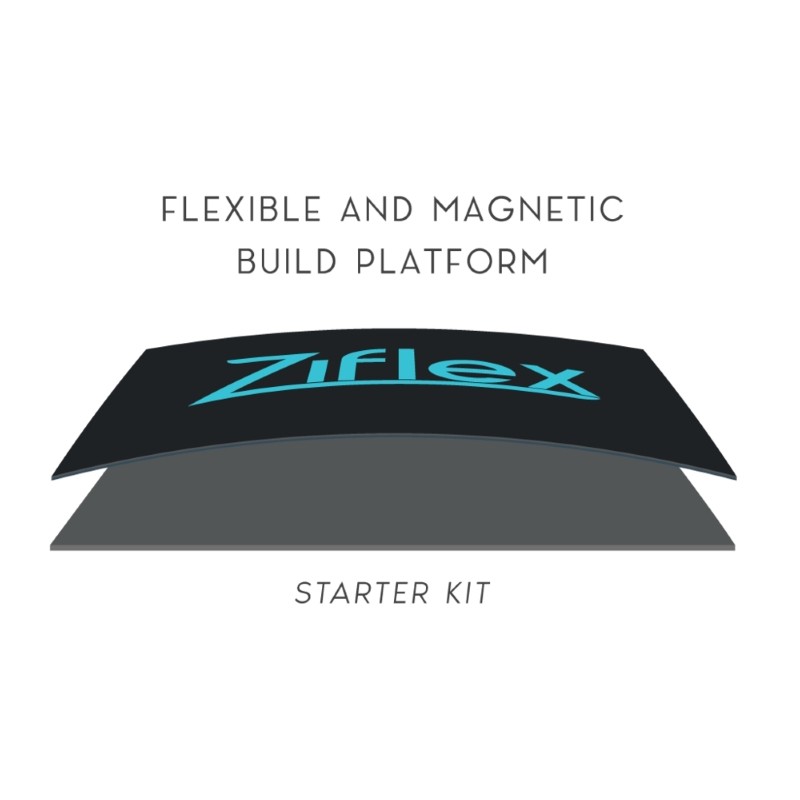 Flexible 3D Printing Build Plate Magnetic Details about   Zimple Ziflex High Temp Starter Kit 