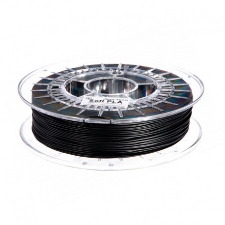 PLA SOFT Preto-Flexible 1.75mm