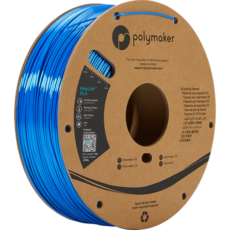 PolyLite PLA Silk blu