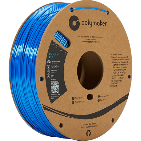 PolyLite PLA Silk azul