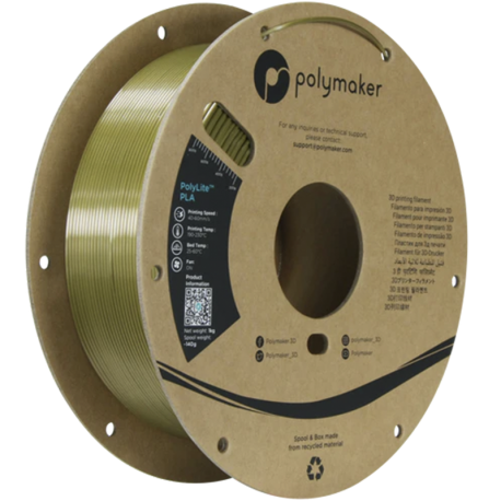 PolyLite PLA Silk Brass