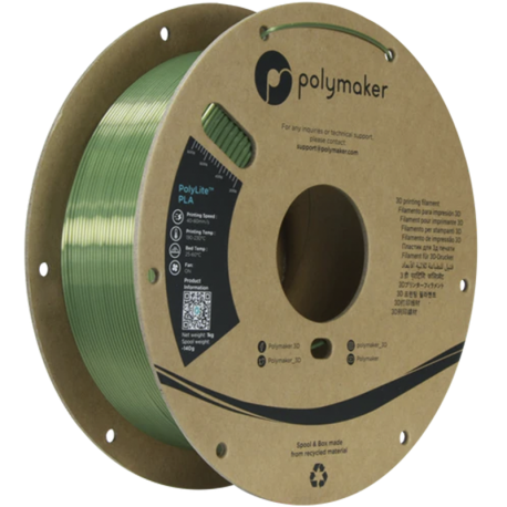 PolyLite PLA Silk verde militare