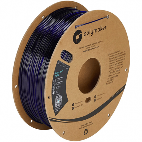 PolyLite PETG Transluzentes Blau 1 kg 1.75 mm