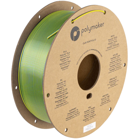 PolyLite PLA Silk verde