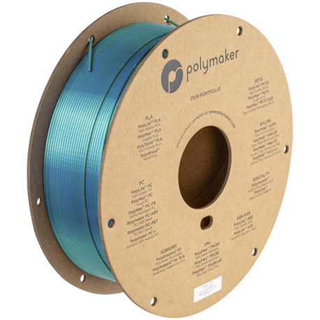 PolyLite PLA Silk azzurro