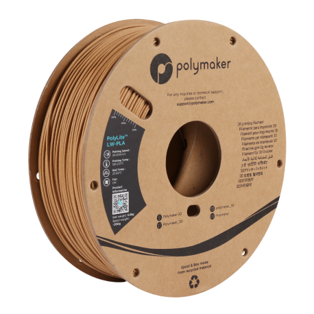 PolyLite Light Weight PLA (LW-PLA) Wood