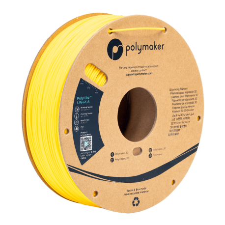 PolyLite Light Weight PLA (LW-PLA) Bright yellow