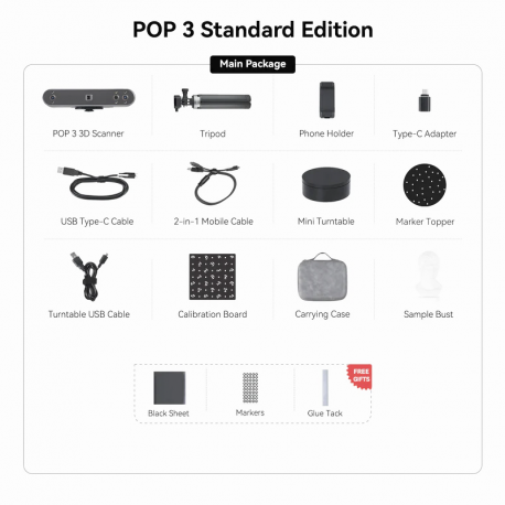 Revopoint POP 3 - 3D scanner (Standard)