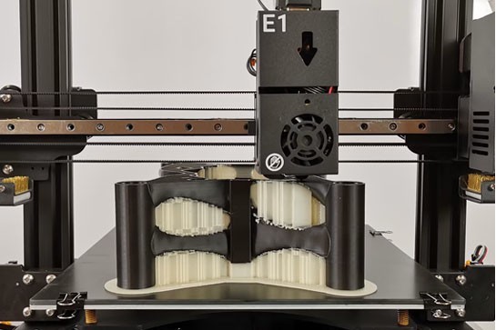 Hochgeschwindigkeits-FDM-3D-Druck mit Stützen