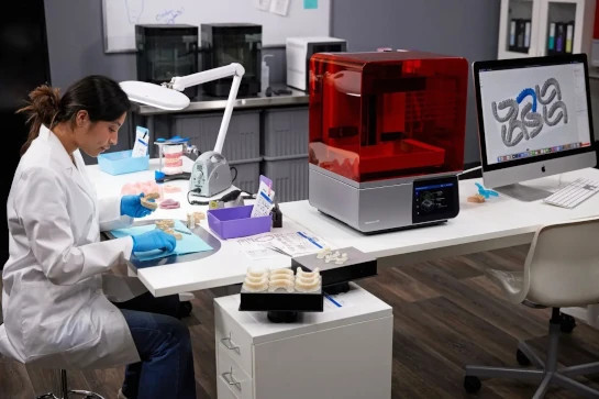 Die Palette der Dentalharze von Formlabs