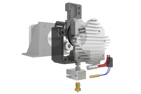 Tipos de extrusores 3D e HotEnd