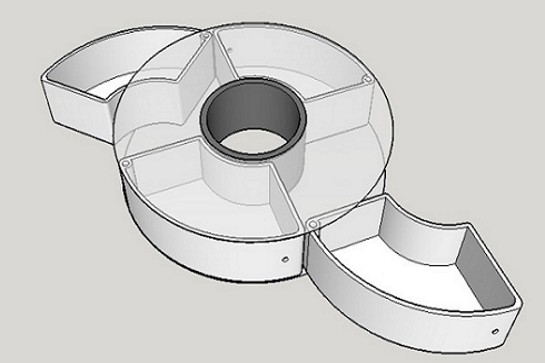 Idee per riutilizzare bobine di filamento vuote