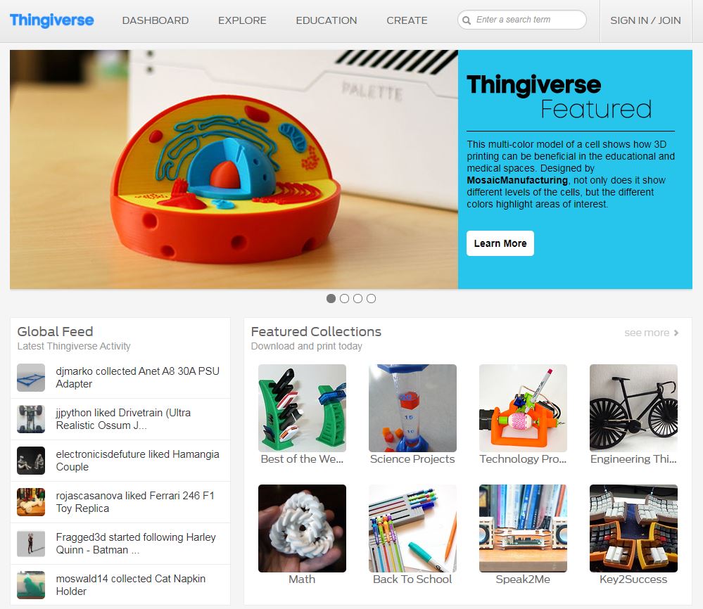 Image result for thingiverse best site