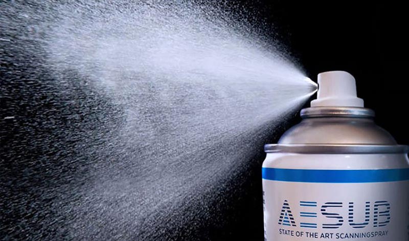 AESUB Spray de numérisation 3D.