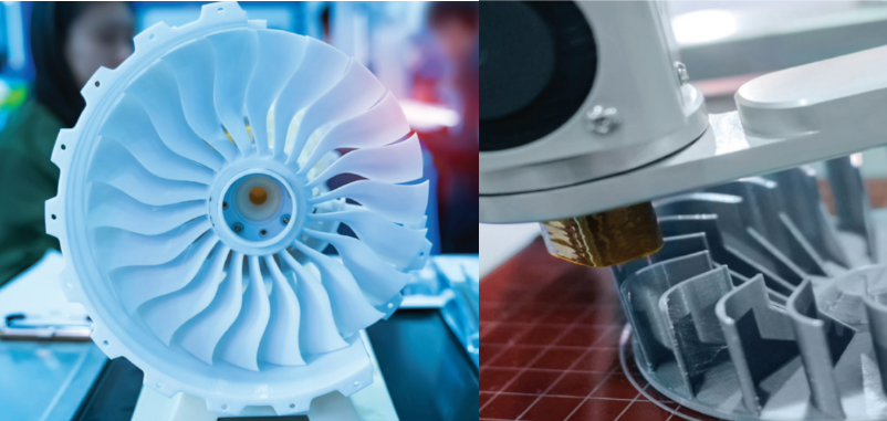 Turbines printed in 3D
