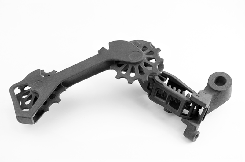 Functional assembly printed using SLS technology