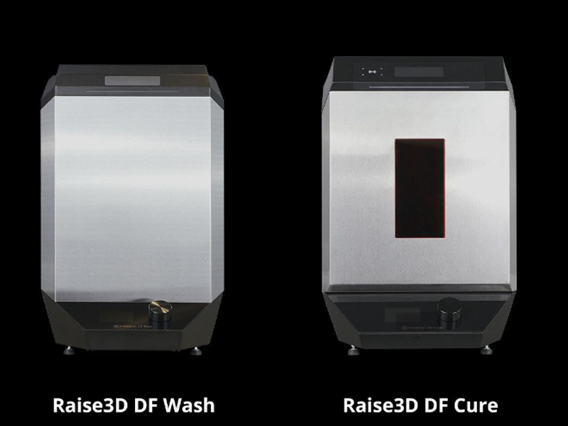 Die Nachbearbeitungsausrüstung Raise3D DF Wash und DF Cure