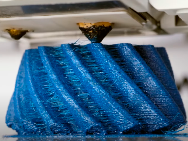 Impresión 3D con filamento húmedo