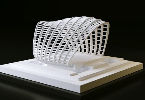 Modelo arquitectónico impreso en 3D