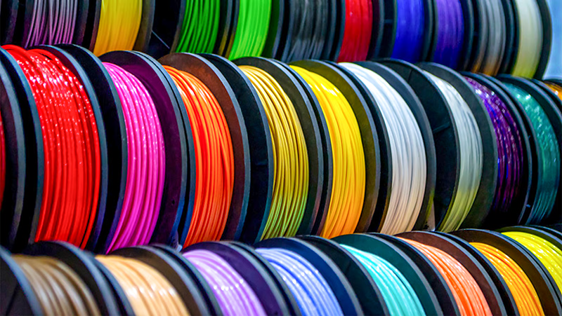 Spools in multiple colors and finishes