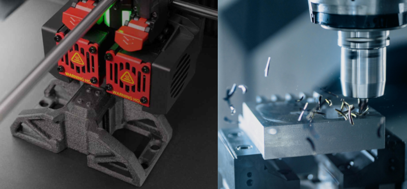 Additive vs subtractive manufacturing