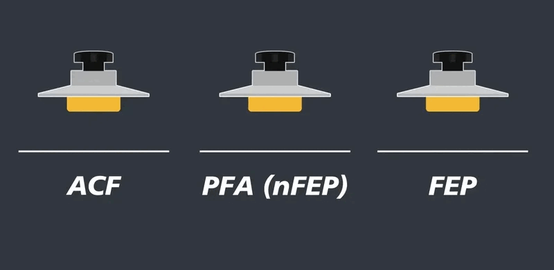 Diferencia en las fuerzas de peeling de las distintas películas
