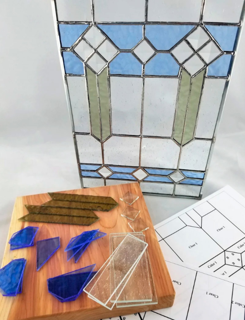 Elementos para una vidriera producidos mediante equipos Wazer