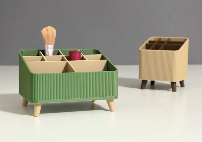 Organizador de baño y escritorio impreso en 3D