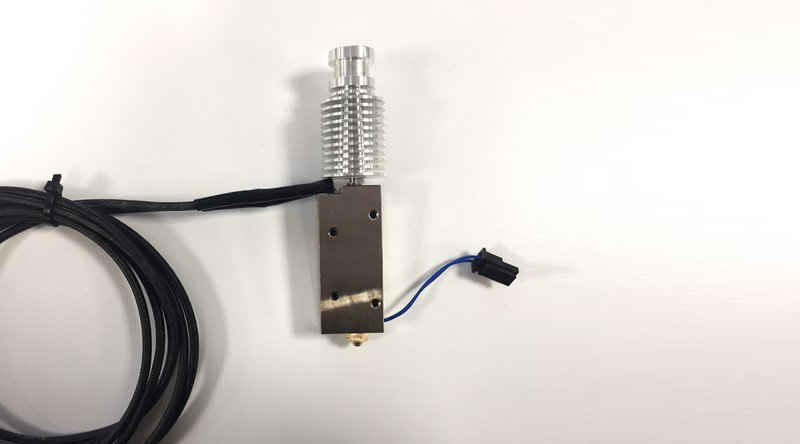 Hotend pour imprimante 3D, buse de 0,4 mm pour imprimante 3D, pièce  d'extrudeuse chauffante robuste, bloc en aluminium, connexion facile DC24V  40W