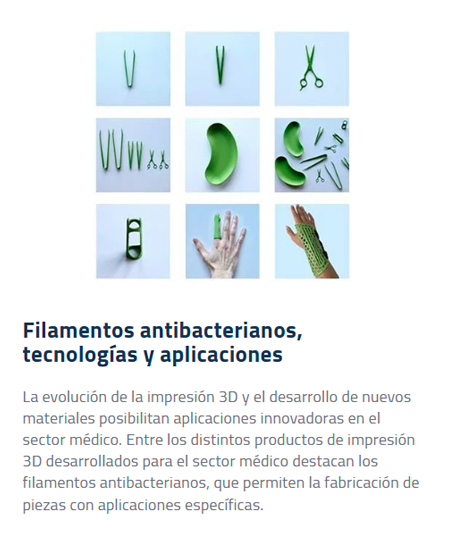 filamentos antibacterianos