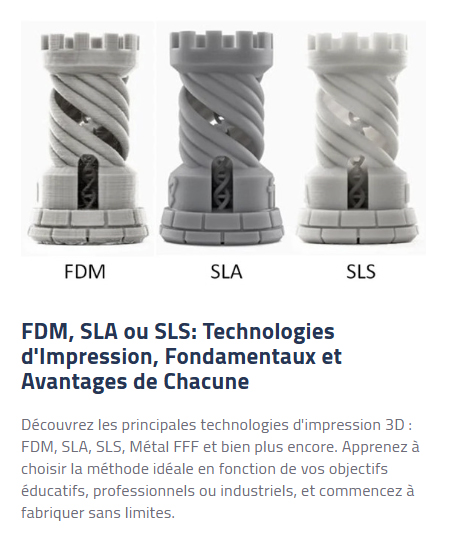 fdm, sla, sls