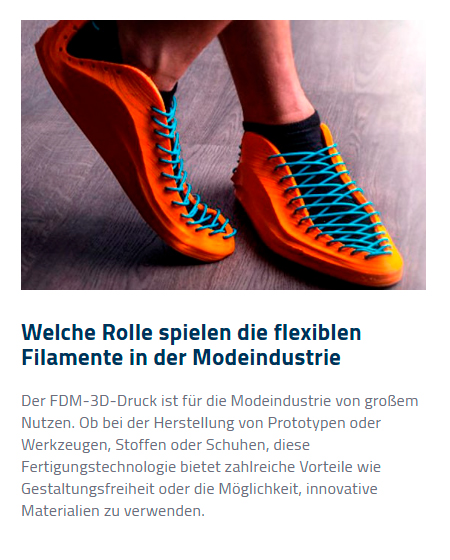 filamentos flexibles