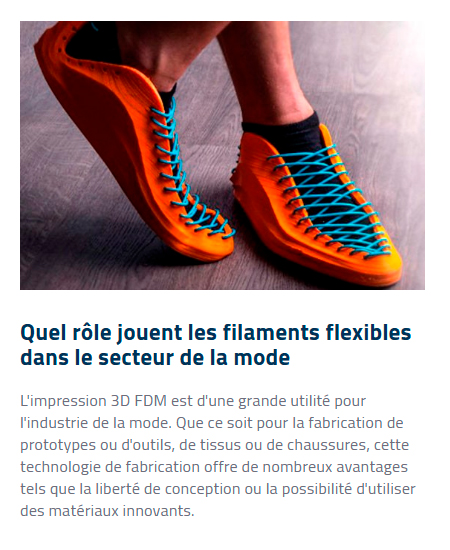 filamentos flexibles