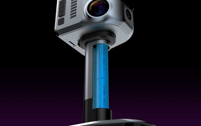 Con impugnatura 12.000 mAh e ricarica rapida da 65 W, Hawk offre fino a un’ora di funzionamento continuo, mentre le porte Type-C, Wi-Fi 5 e il display AMOLED da 3,9” consentono trasferimento dati in tempo reale e controllo sul campo.