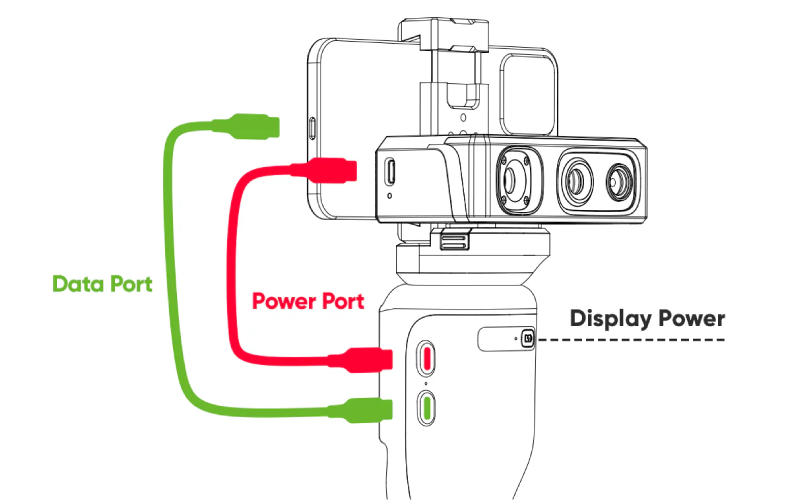 La portabilità e la facilità di connessione dello Smart Grip lo rendono un accessorio ideale per migliorare l’esperienza di acquisizione. Fonte: 3DMAKERPRO