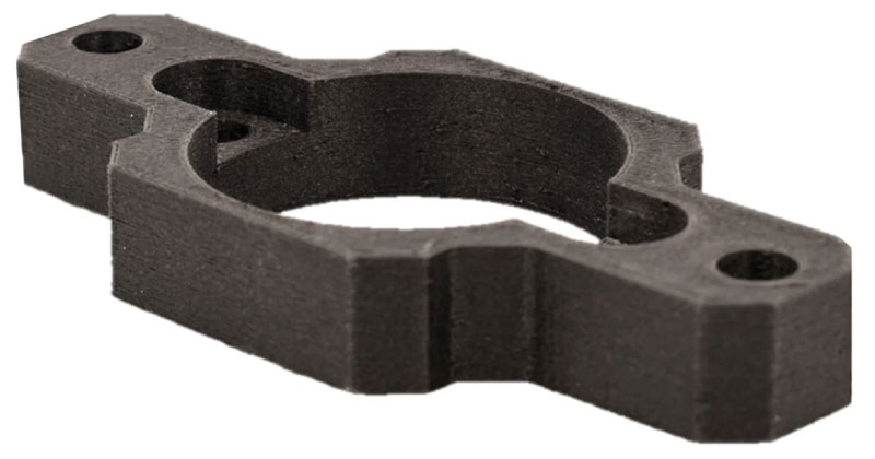 Part printed with PPA+GF15 glass fiber reinforced filament