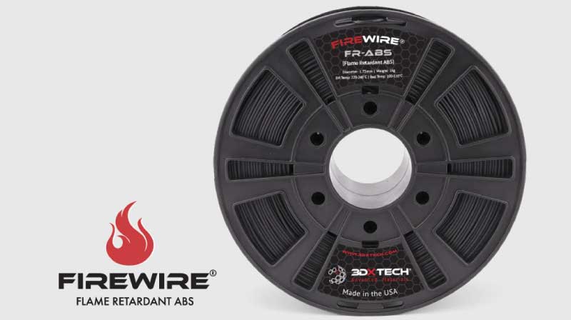 Filamento 3D de ingeniería con alta resistencia mecánica y propiedades retardantes al fuego UL94 V-0, ideal para proyectos industriales y aplicaciones críticas donde la seguridad y durabilidad son esenciales.