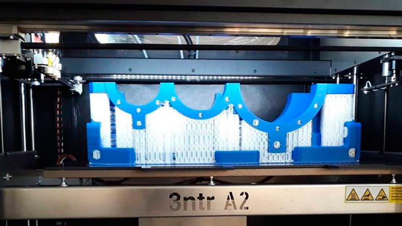 Processo de impressão com 3NTR A2.