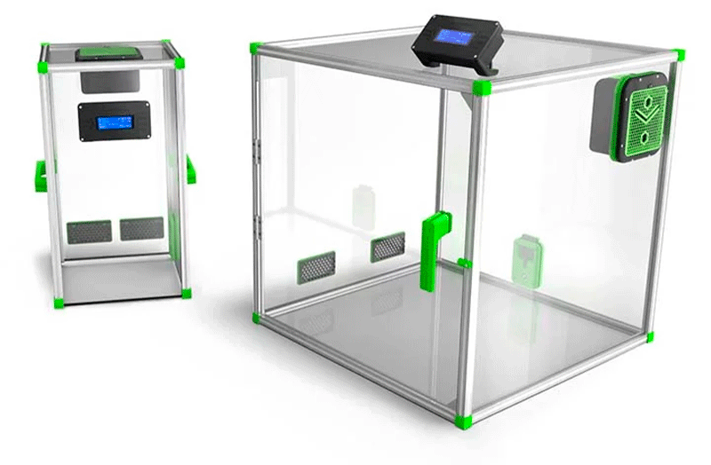 El controlador V2 instalado en diferentes carcasas para impresoras 3D.