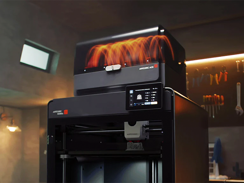 Le système multimatériau ACE 2 Pro permet d’imprimer tout en séchant les filaments.