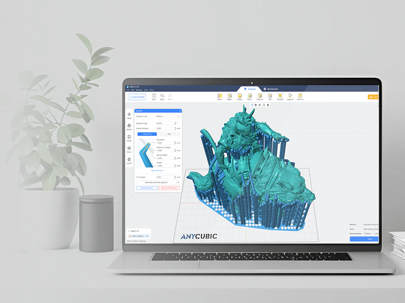 The Anycubic Photon Workshop software